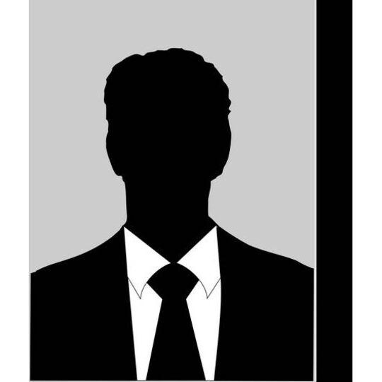 Silhouette d'un homme.