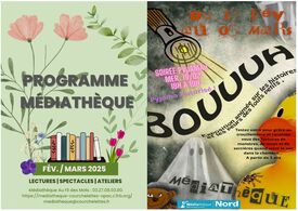 Programme Février/Mars 2025 Médiathèque
