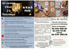 Programme Février/Mars 2025 Médiathèque