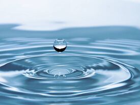 
une goutte d'eau 